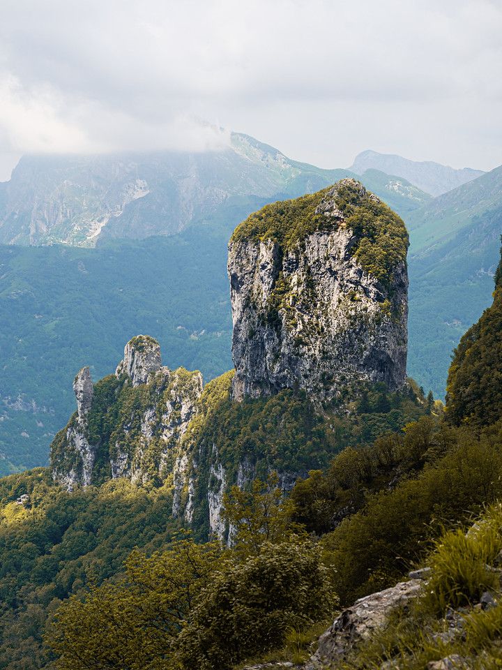 Monte Procinto - Vista dal Callare di Matanna | Alpi Apuane