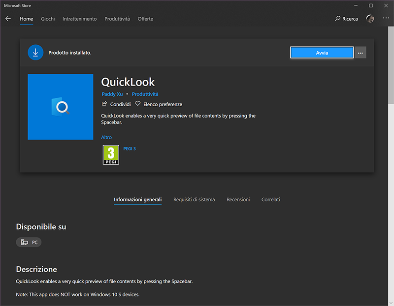 QuickLook - Microsoft Store