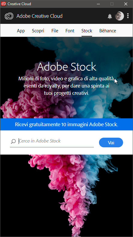 Adobe Creative Cloud – Applicazione Desktop