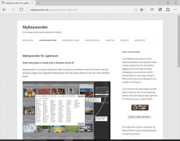 MyKeyworder plugin Adobe Lightroom
