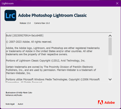 Adobe Photoshop Lightroom Classic versione 13