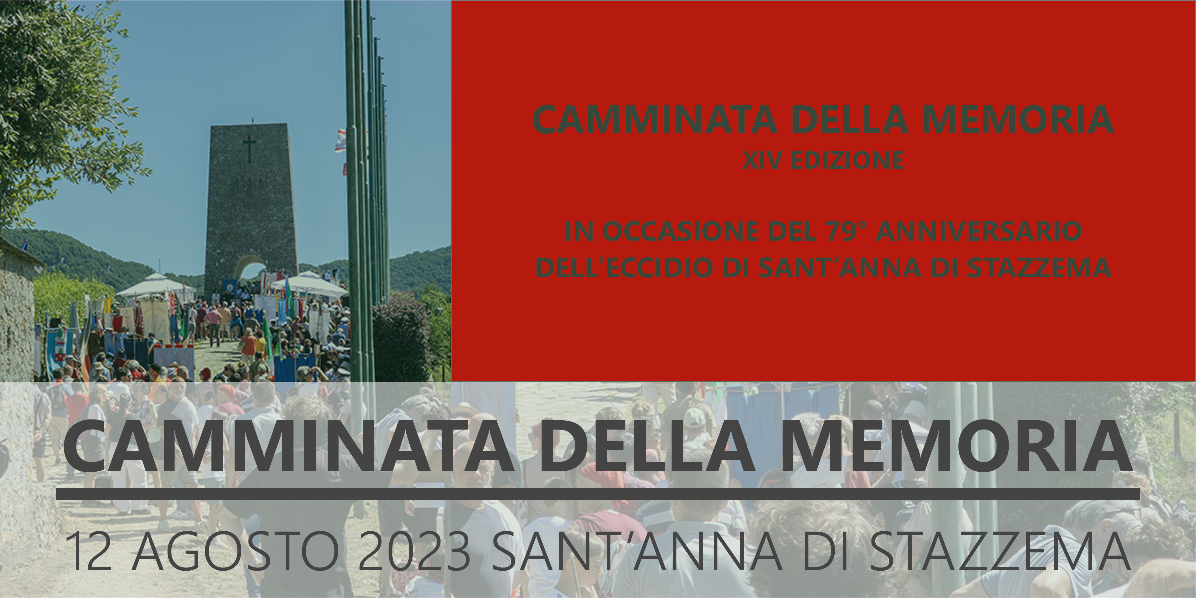 Percorrere il sentiero per mantenere viva la memoria | 79° anniversario eccidio Sant'Anna di Stazzema