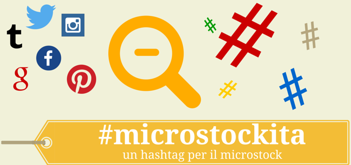 Un hashtag per il microstock