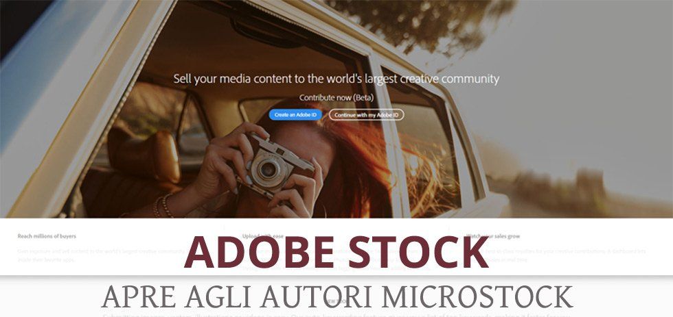 Adobe Stock apre agli Autori e si integra in Lightroom CC