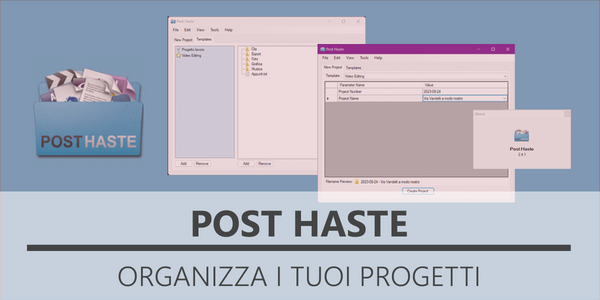 Post Haste: organizza i tuoi progetti