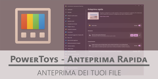 PowerToys: Anteprima Rapida