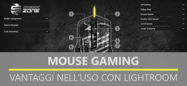 Mouse Gaming: vantaggi d'uso con Adobe Lightroom