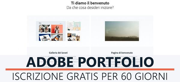 Adobe Portfolio Gratis per 60 giorni