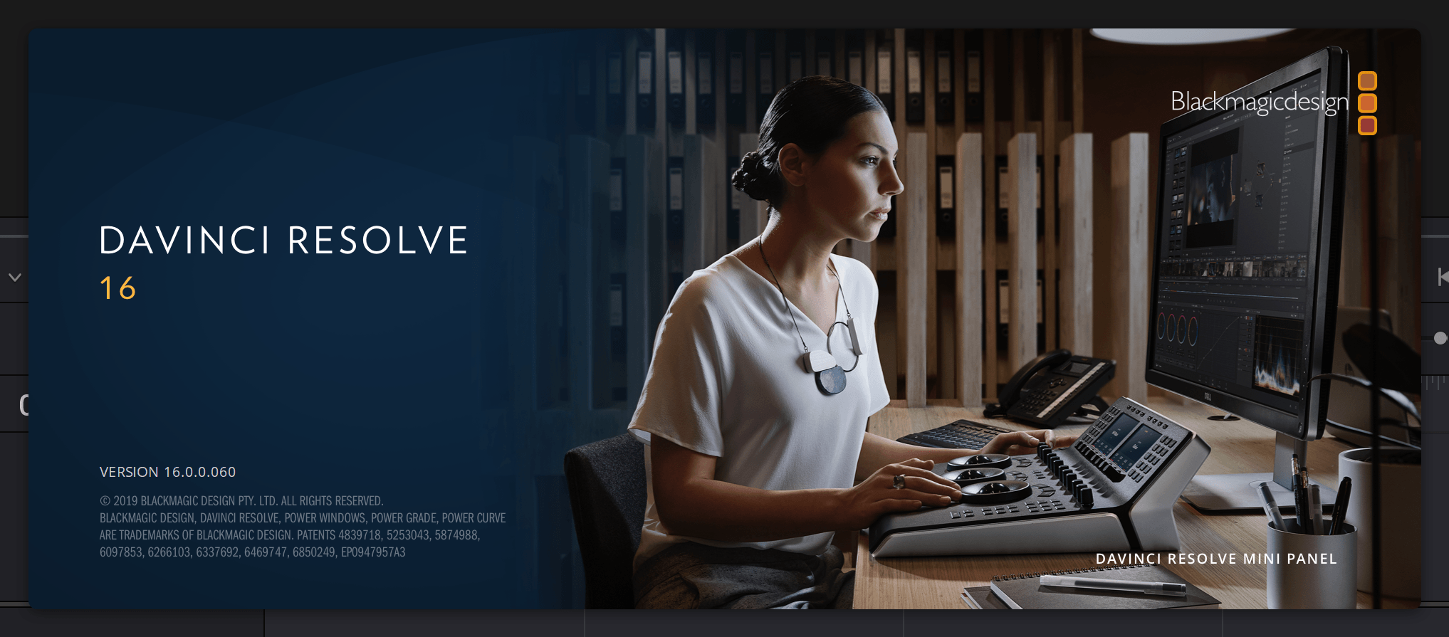 DaVinci Resolve - About